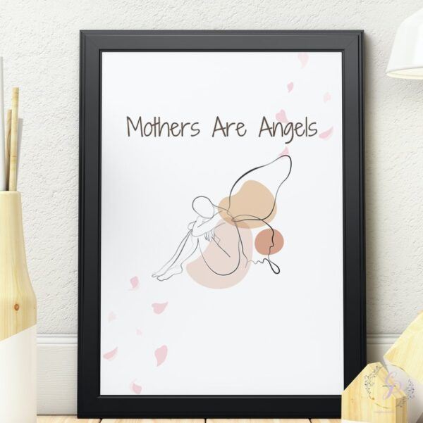 mothers are angels mockup