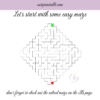 Cute Printable Mazes