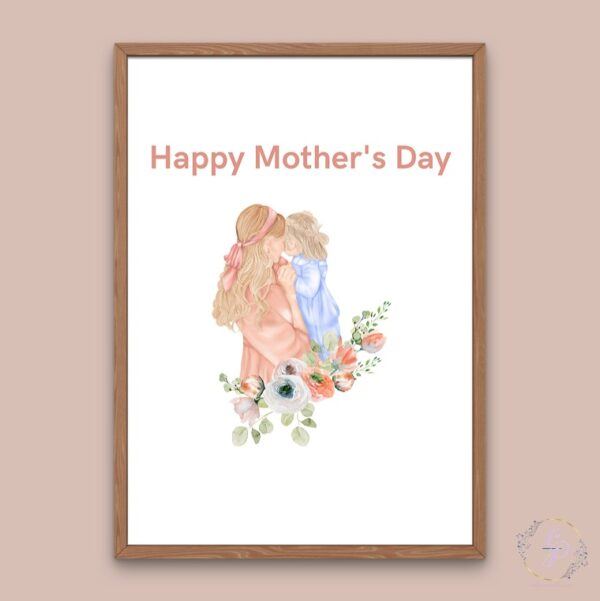 Happy Mother's Day-Mother & Daughter