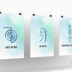 Set of 4 editable Usui Reiki Symbols