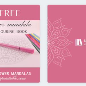 Free Flower Mandala Coloring Book