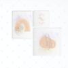 Set of 3 - Boho Starry Leaves-