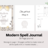 Modern spell journal