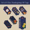 Set of 6 Celestial Thanksgiving Gift Tags - Image 2
