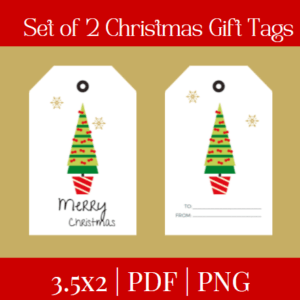 Set of 2 Christmas Gift Tags tags5