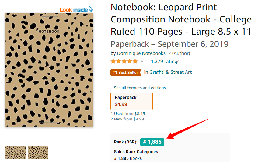 best seller notebook on Amazon