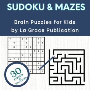 Sudoku & Mazes Brain Puzzles for Kids-Part 2