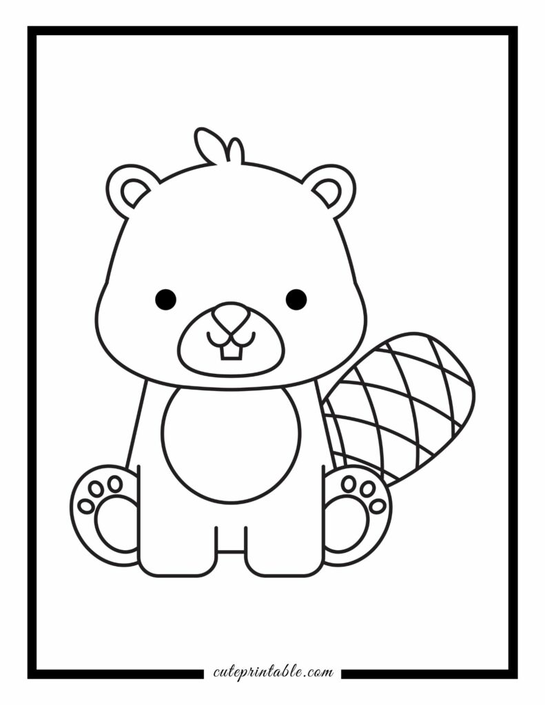 Woodland Animal Coloring Pages for Kids