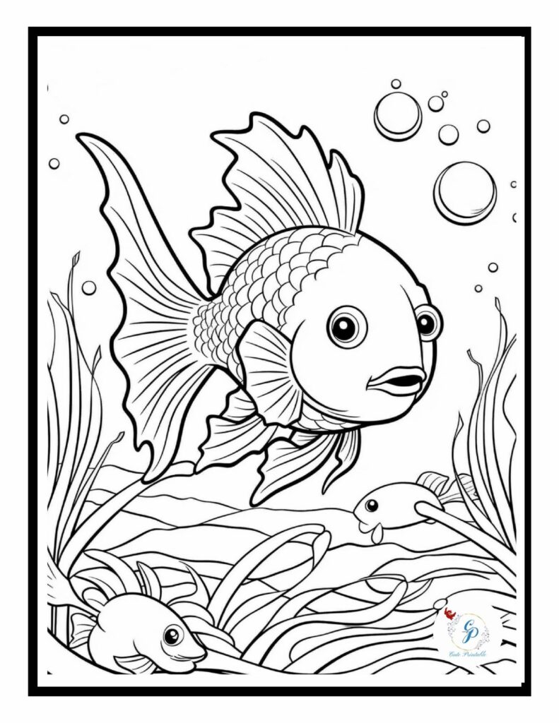 110 Ocean Animals Coloring Pages for Kids