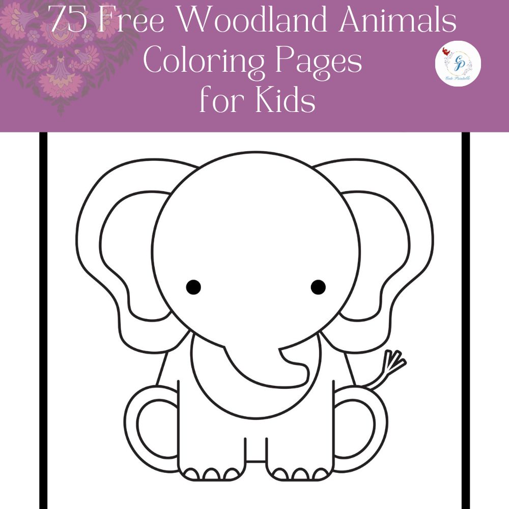 _75 Free Woodland Animals Coloring Pages for Kids & Adults