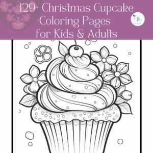 129+ Christmas Cupcake Coloring Pages for Kids & Adults