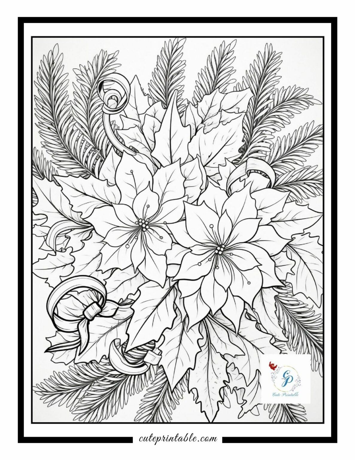 49+Classic Christmas Coloring Pages(100% Free Printables)