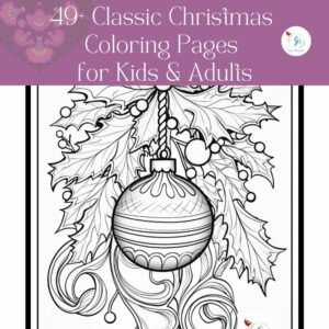 49+ Classic Christmas Coloring Pages for Kids & Adults