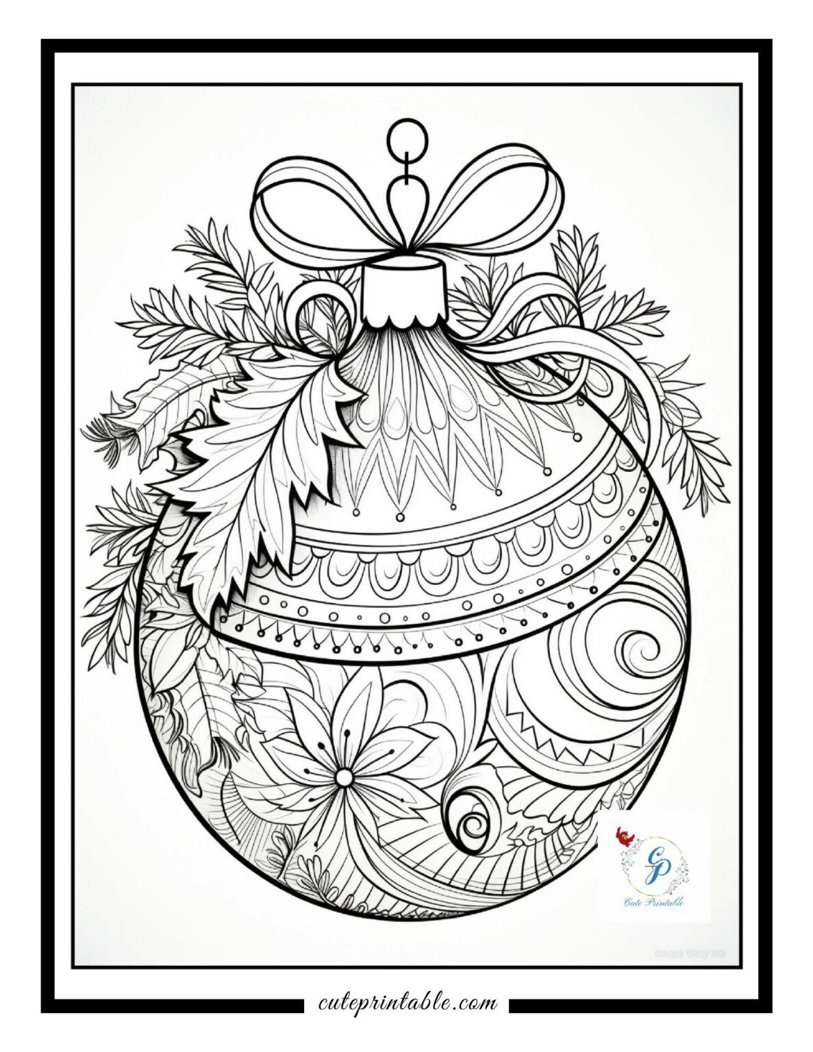 49+Classic Christmas Coloring Pages(100% Free Printables)