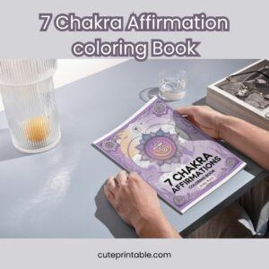 50+Chakra Affirmations Coloring Book