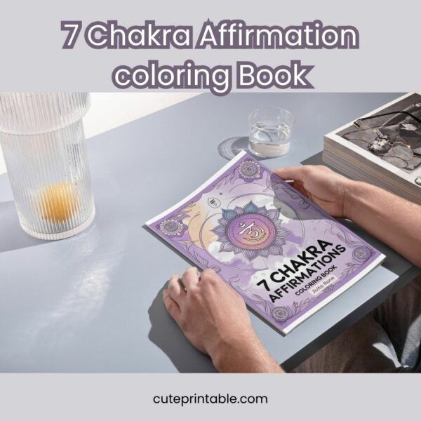 50+Chakra Affirmations Coloring Book
