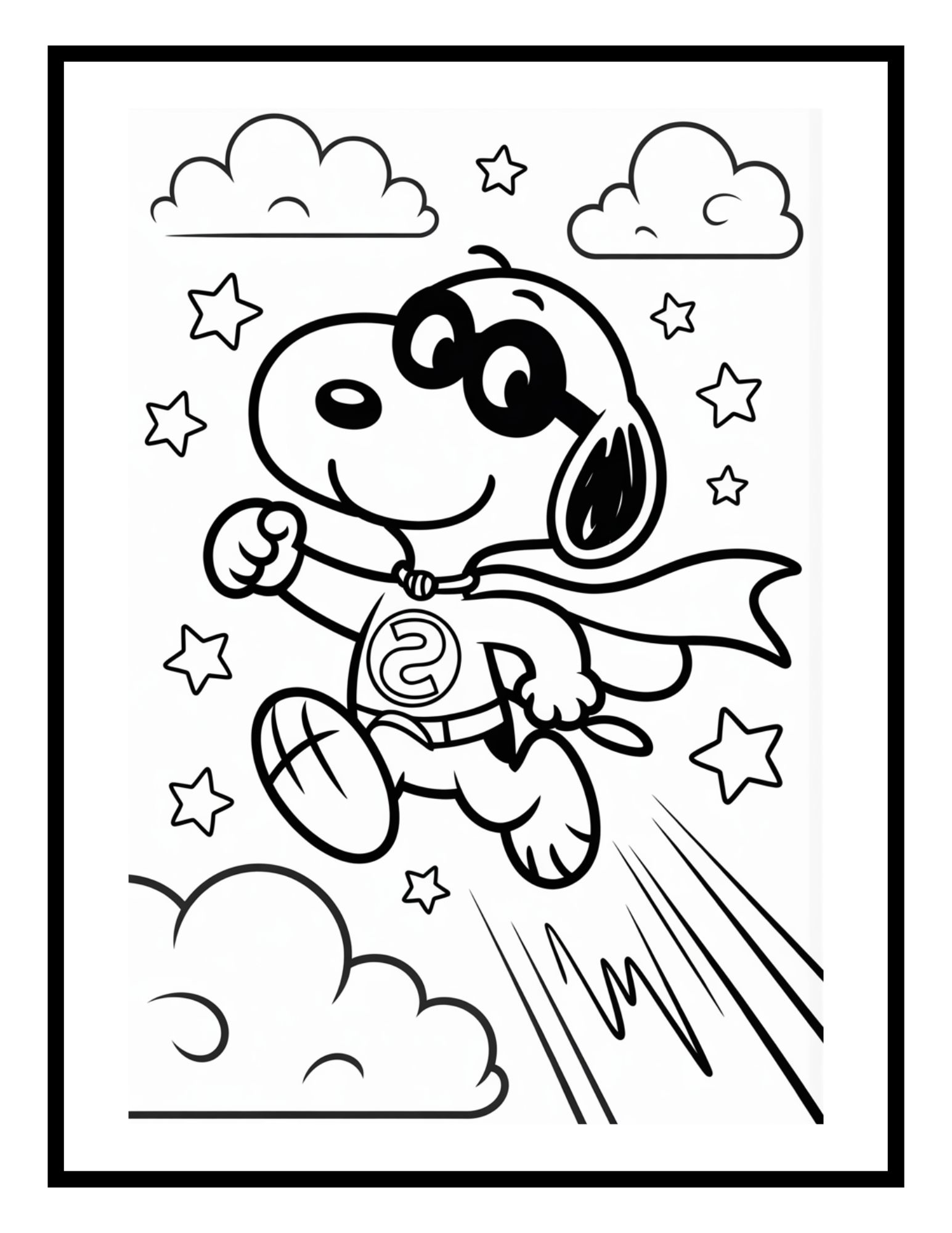 12-Snoopy Coloring Pages Snoopy Coloring Pages
