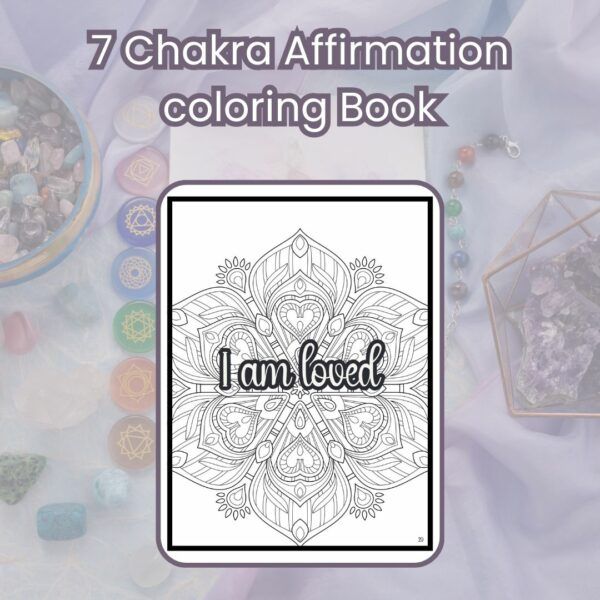 50+Chakra Affirmations Coloring Book - Image 10