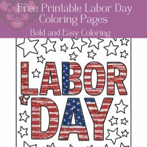 CP Feature Image Labor Day Coloring Pages Bold and Easy Coloring - Free Printable