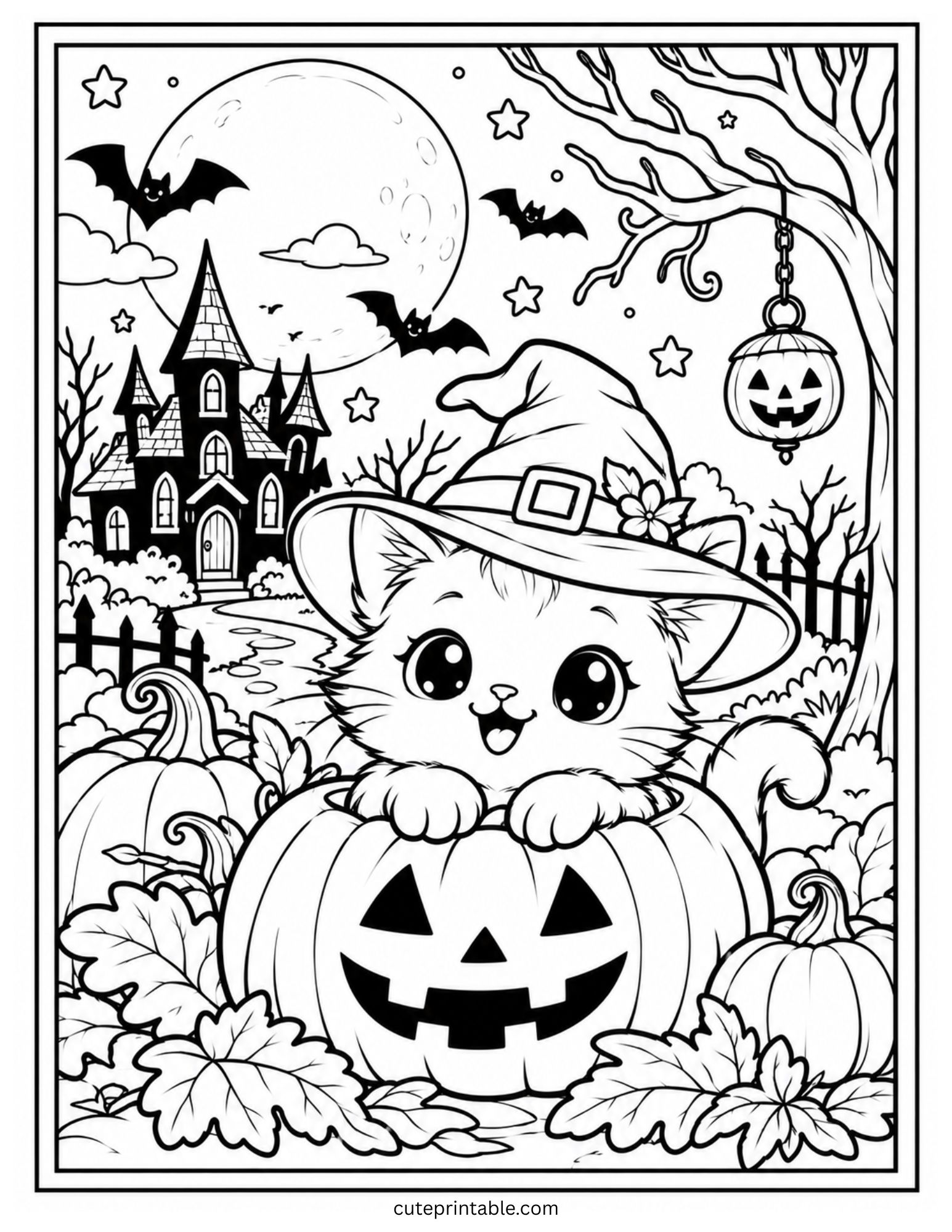 Free Halloween Coloring Pages